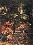 ROSA, Salvator Odysseus and Nausicaa st Spain oil painting artist